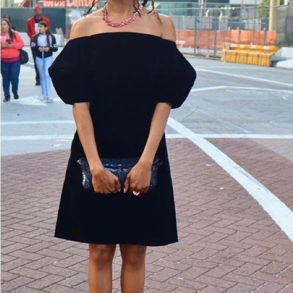 Jill Jill Stuart Velvet Puff Sleeve Cocktail Dress Size 2 - Picture 8 of 10